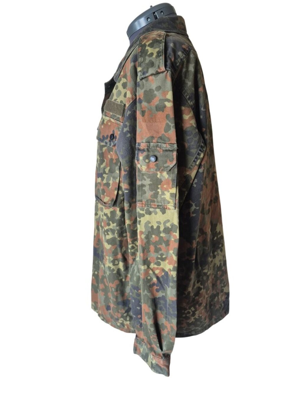Vintage German Military Flecktarn Camo Jacket 1996 Size Gr. Nr. 9 - Picture 3 of 7